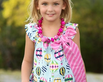 Made to match the Hot Air Balloon Collection by Blu Moon Design Chunky Necklace