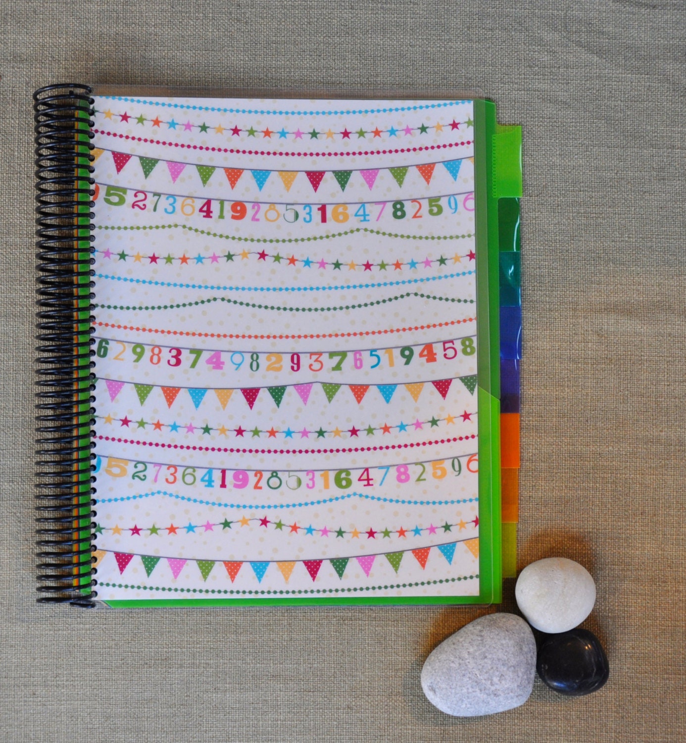 Spiral Bound Pocket Folder Organizer Book