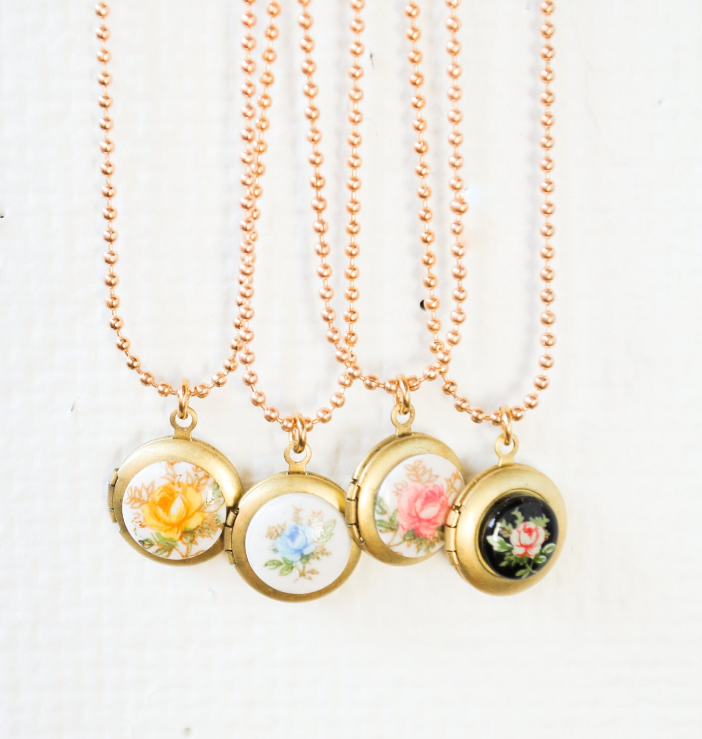 Gilrs Locket Necklace Small locket necklace holiday jewelry