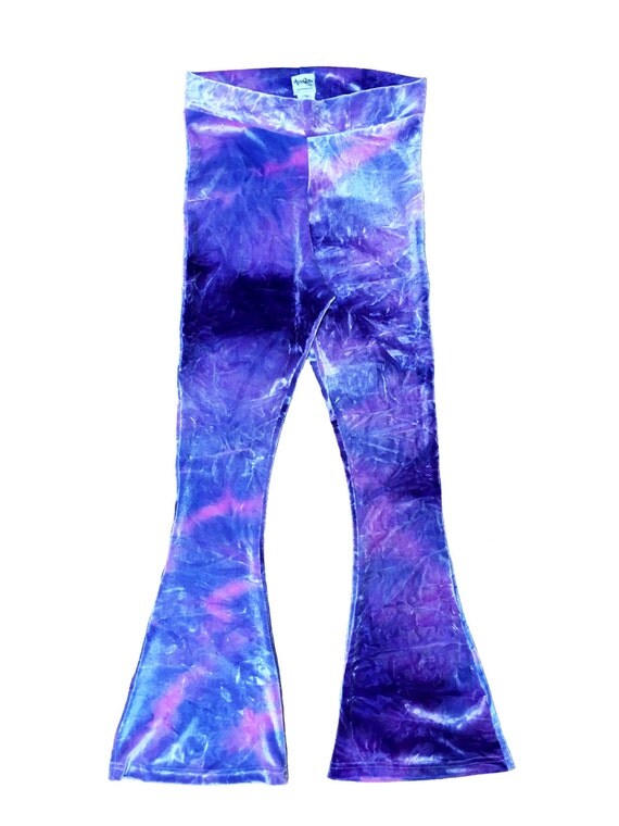 Purple Velvet Bell Bottoms by MessQueenNewYork on Etsy