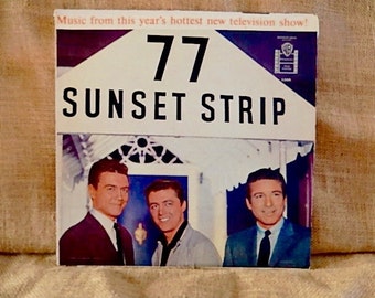 77 SUNSET STRIP - 1959 Vintage Vinyl Record Album