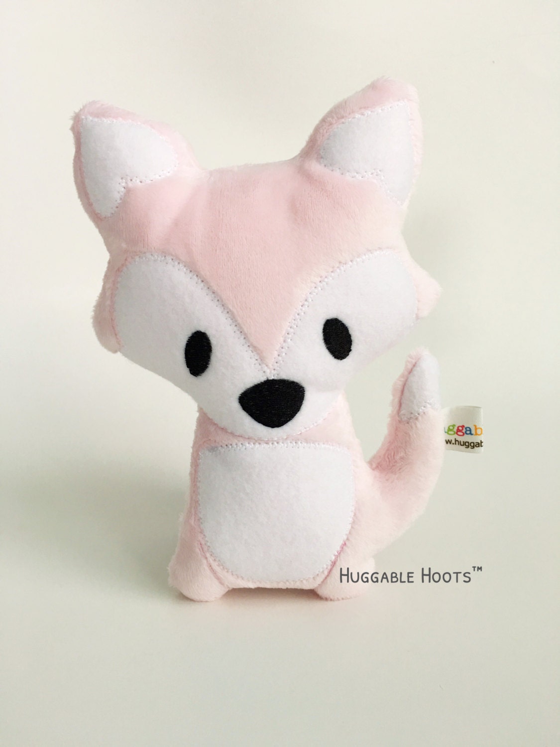 Stuffed Plush Fox Baby Pink Stuffed Animal Plush Fox