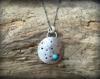 Luna - Sterling Silver and Turquoise Necklace