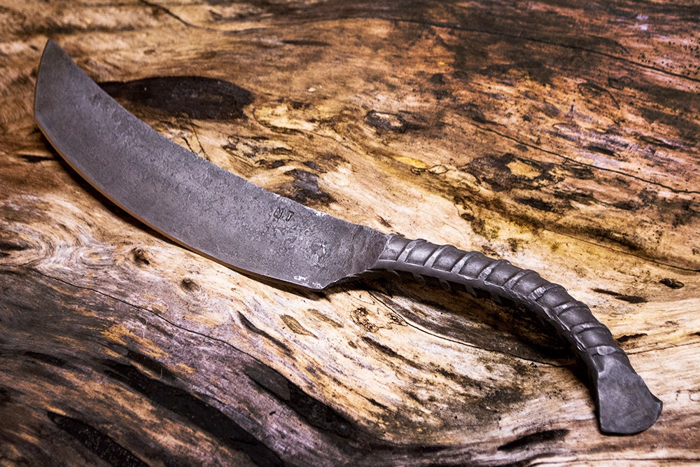 Hand Rebar Tanto Knife 6 Inch by BackyardBowyer