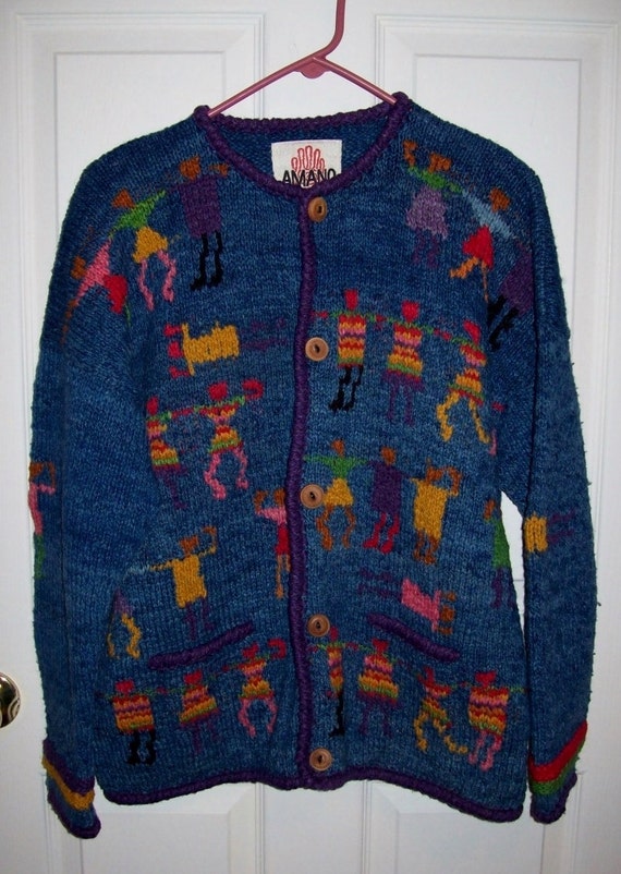heavy cardigan sweater