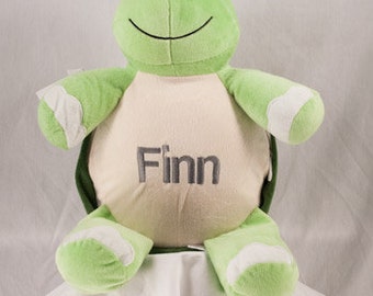 personalized stuffed turtle