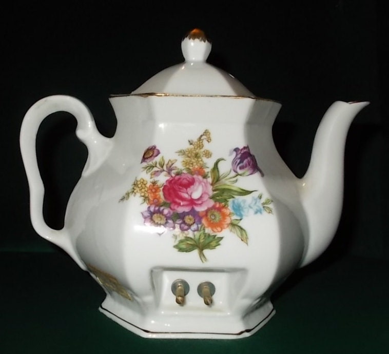 Royal Sealy Teapot Electric Porcelain Teapot Single Serve Tea