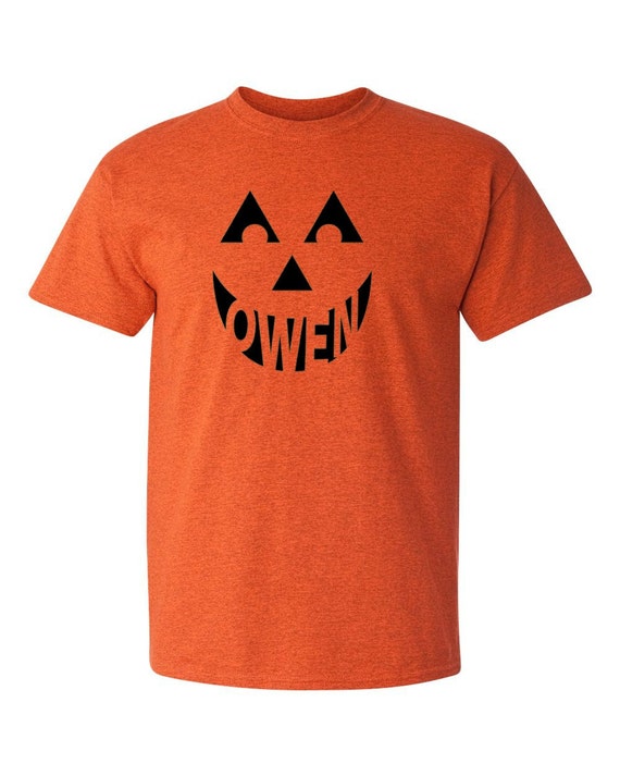 Jack-o-Lantern Halloween Personalized Halloween Shirt