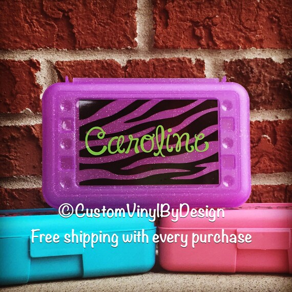Personalized Pencil Box Art Box Crayon Box School Box Free