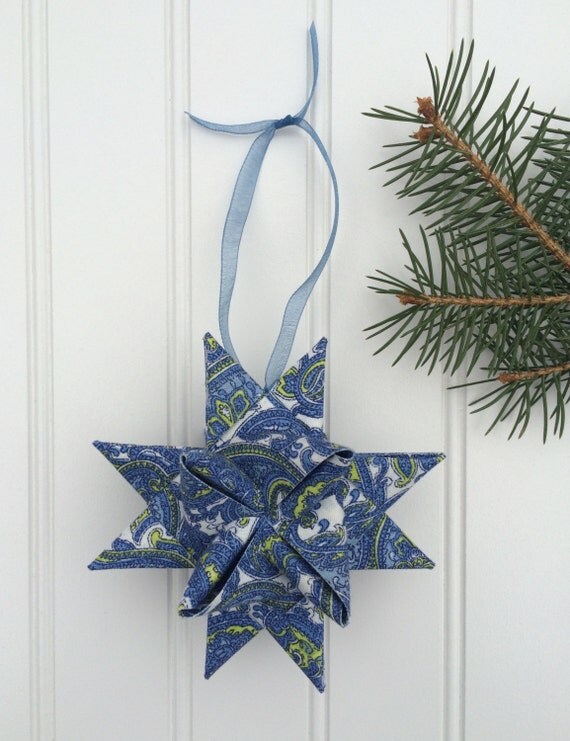 Moravian Fabric Star Ornament Christmas Ornament