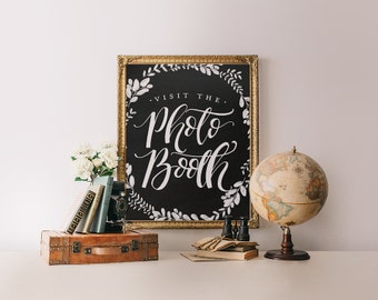 Visit the Photo booth sign, wedding photo booth chalkboard sign printable wedding photo booth props, wedding sign, Printable Wisdom