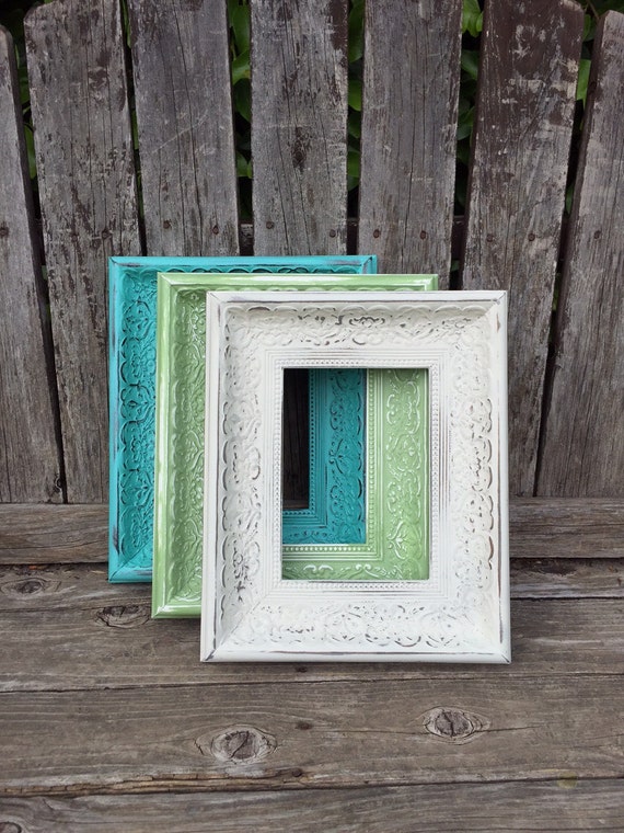 shabby chic picture frames 8x10 11x14 ornate by thepaintedldy shabby chic picture frames 8x10 11x14 ornate by thepaintedldy
