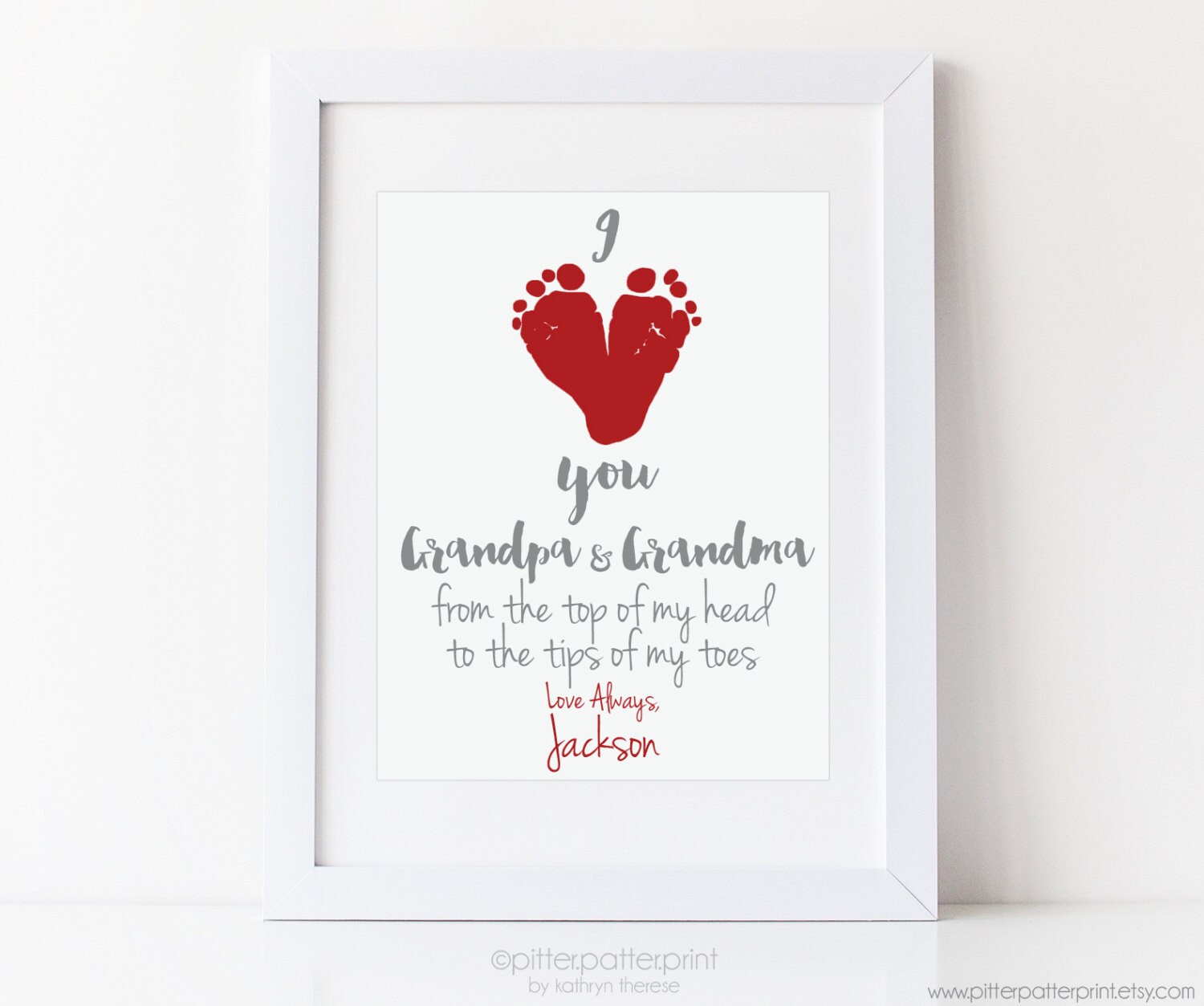 christmas gift for grandparents from baby personalized i love christmas gift for grandparents from baby personalized i love