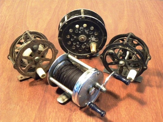 Vintage Fly Fishing Reels Set of 4