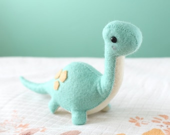PDF Pattern - Felt Brontosaurus Dinosaur Plush