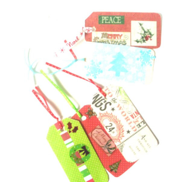 Christmas Gift Tags//Mixed Set//Christmas Tags//Merry