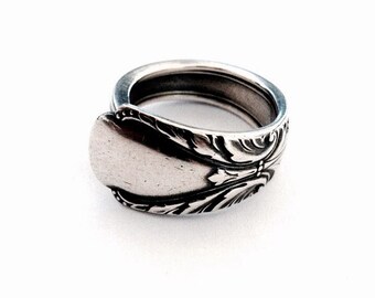Vintage Silver Spoon Ring - Circa 1940