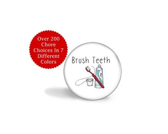 Chore Magnets - Chore Magnet - Magnetic Chore Chart Magnet - Custom Chore System - Chore Chart Magnets for Kids - Family Chore Board Magnet