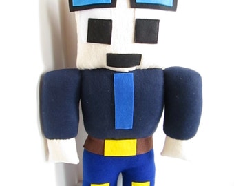 minecraft villager plush toy