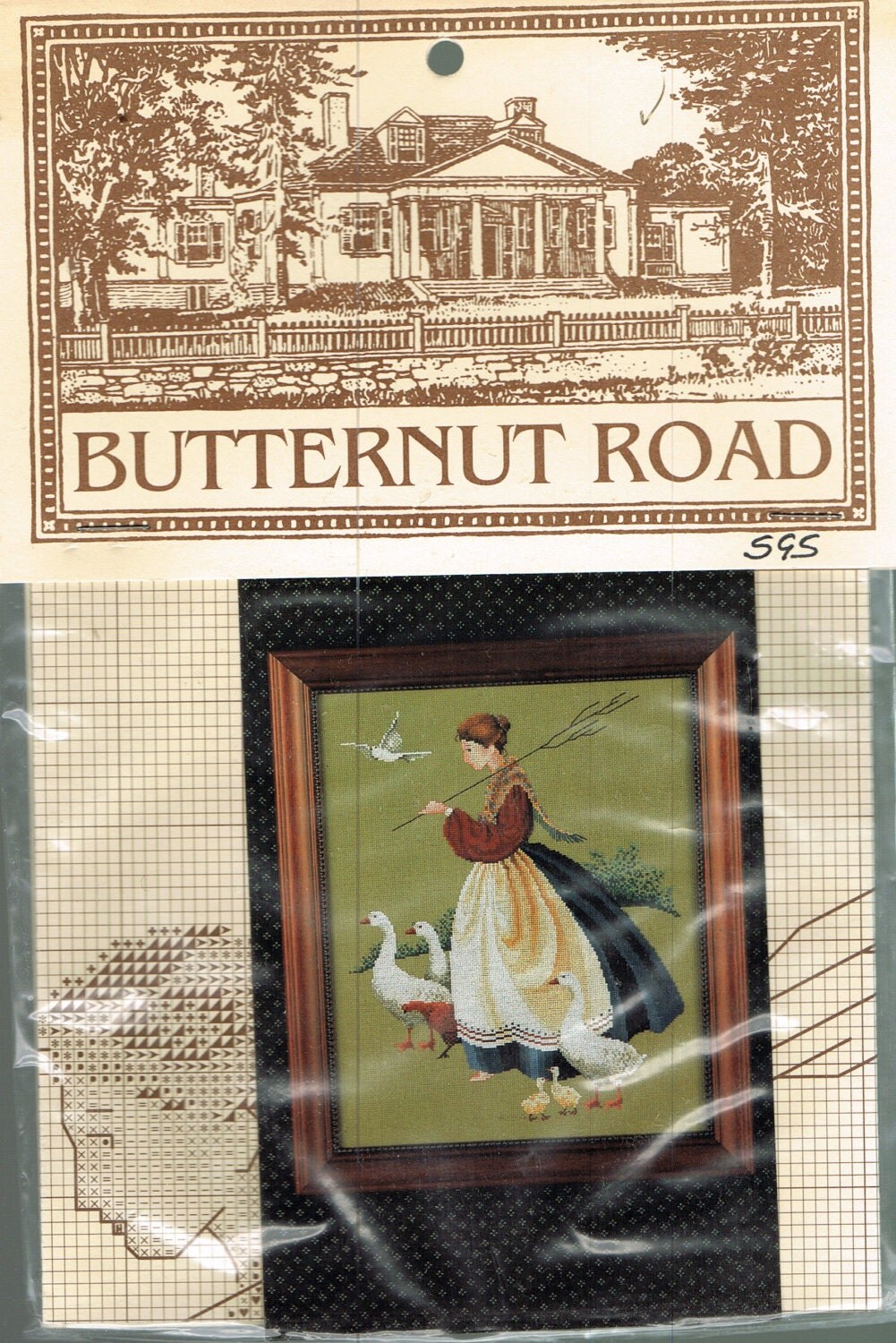 CCS BUTTERNUT ROAD Feathers & Friends Cross Stitch Pattern