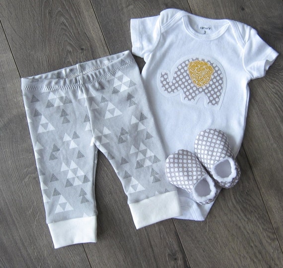 Gender Neutral Baby Clothes Set Infant Outfit New By GingerLous   Il 570xN.926485451 C9zz 