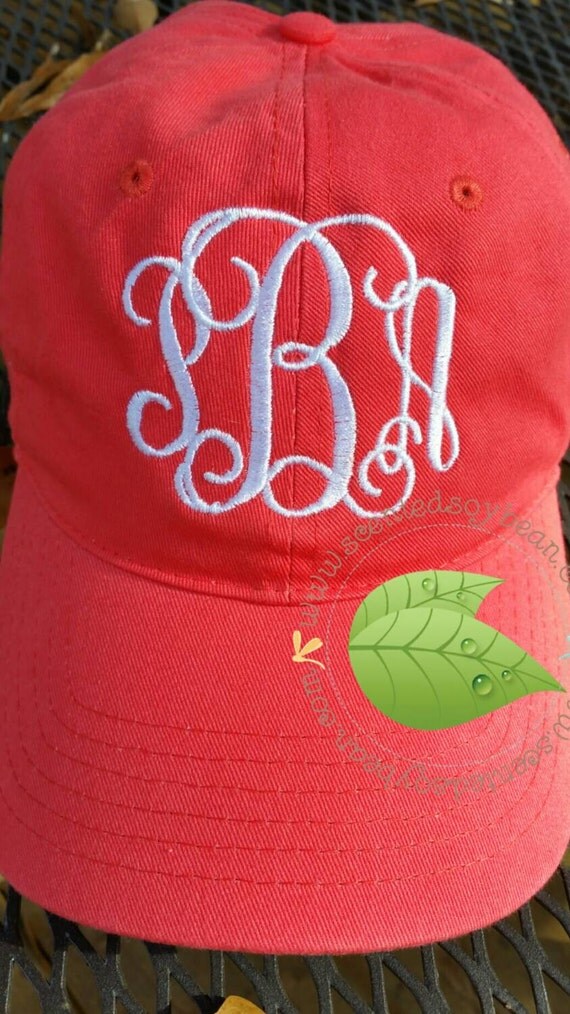 Monogrammed Baseball Caps Unisex Personalized Ball cap