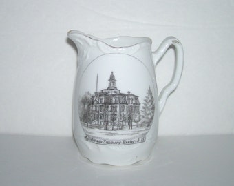 Robinson Seminary Exeter NH Souvenir Pitcher Wheelock Germany