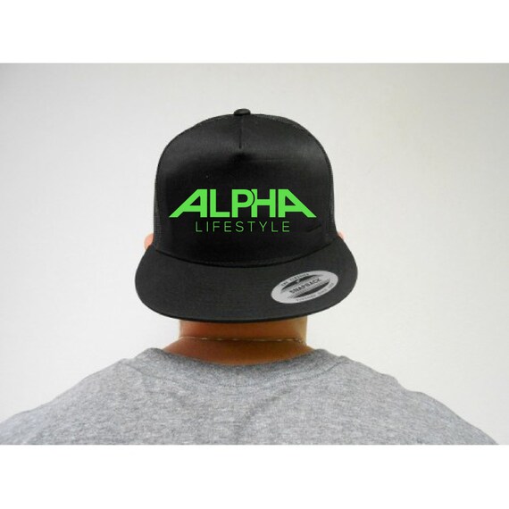 ALPHA Lifestyle Snapback Hat Mens Workout Hat Mens Gym Hat