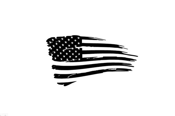 Download Tattered American Flag Decal American Flag by ...