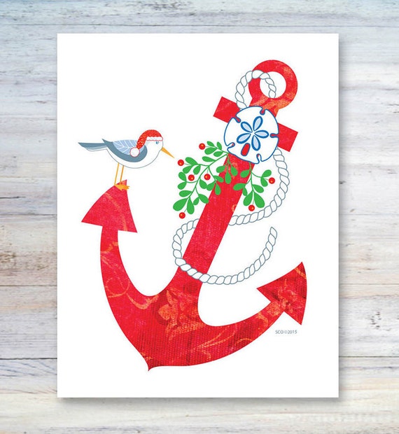 Seas and Greetings / Nautical Christmas by CoastalColorsCapeCod