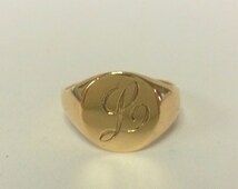 Popular items for cursive name ring on Etsy