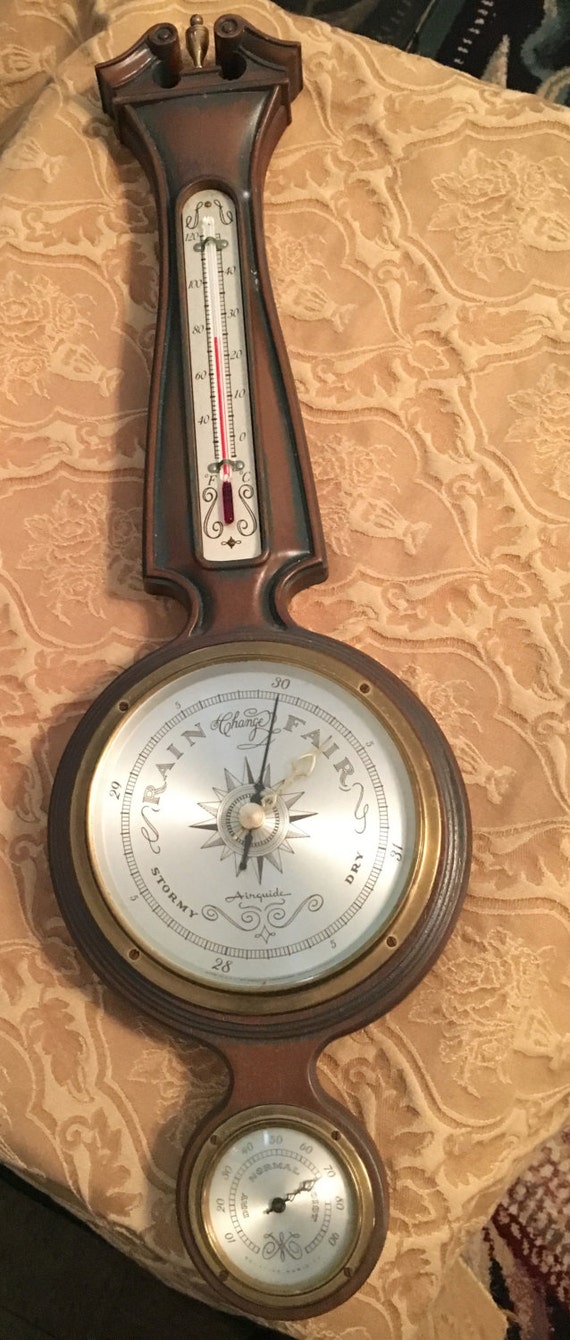 Airguide Weather Barometer Airguide Banjo Barometer Brass