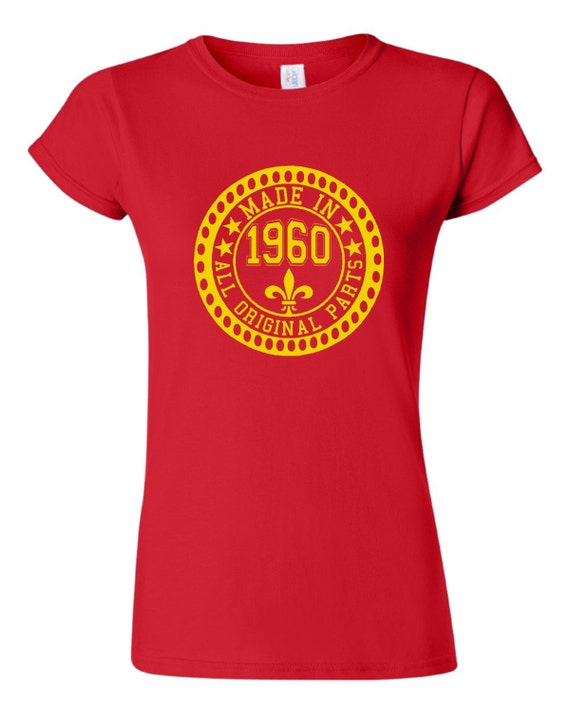 Made In 1960 With Original Parts Fashion Tee Fit By Windycitytees