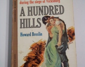 A Hundred Hills by Howard Breslin Perma Books #4204 1961 Vintage Historical Romance Paperback
