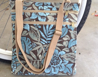 Blue crossbody bag, jw ministry bag,field service bag,ipad bag, crossbody bag
