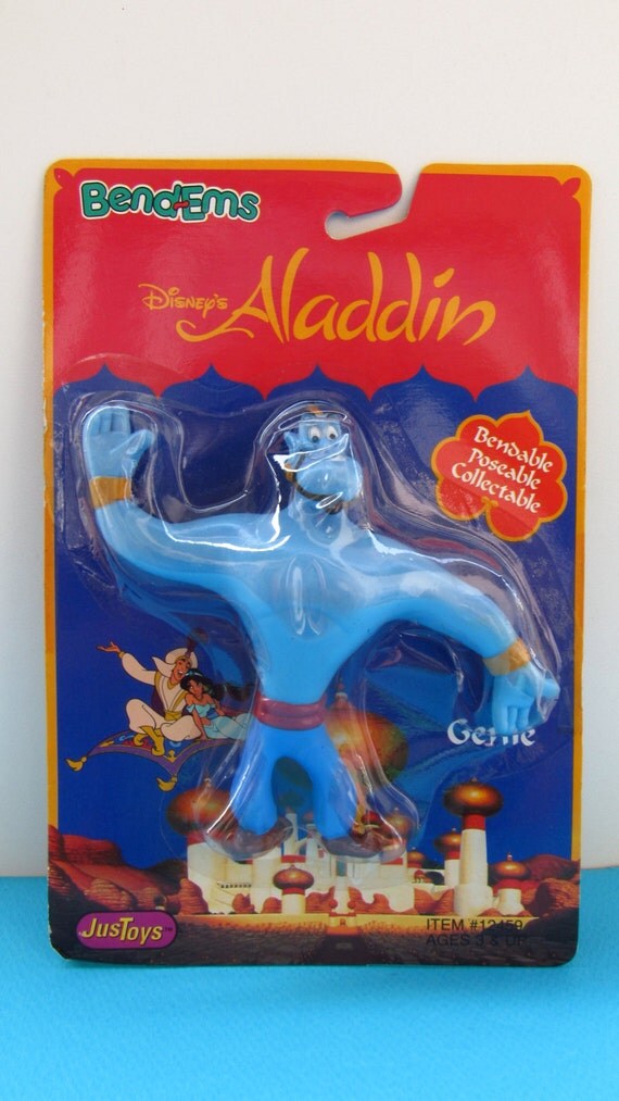 Disney Aladdin Jini Genie Figure Bend Ems By Valuesofyourpast