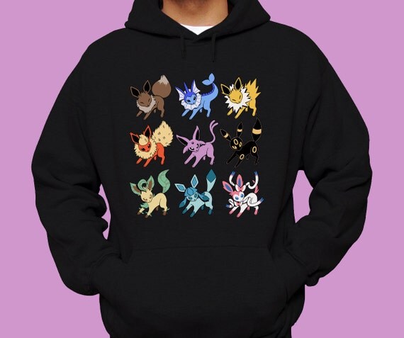 EEVEELUTIONS Hoodie Pokemon Hoodie Eeveelutions