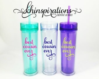 Cousin Mug, Cousin Gifts, Cousin, Best Cousin Ever, Gifts for Cousin, Big Cousin Little Cousin, Cousin Bridesmaid, Tumbler, Coffee Mug
