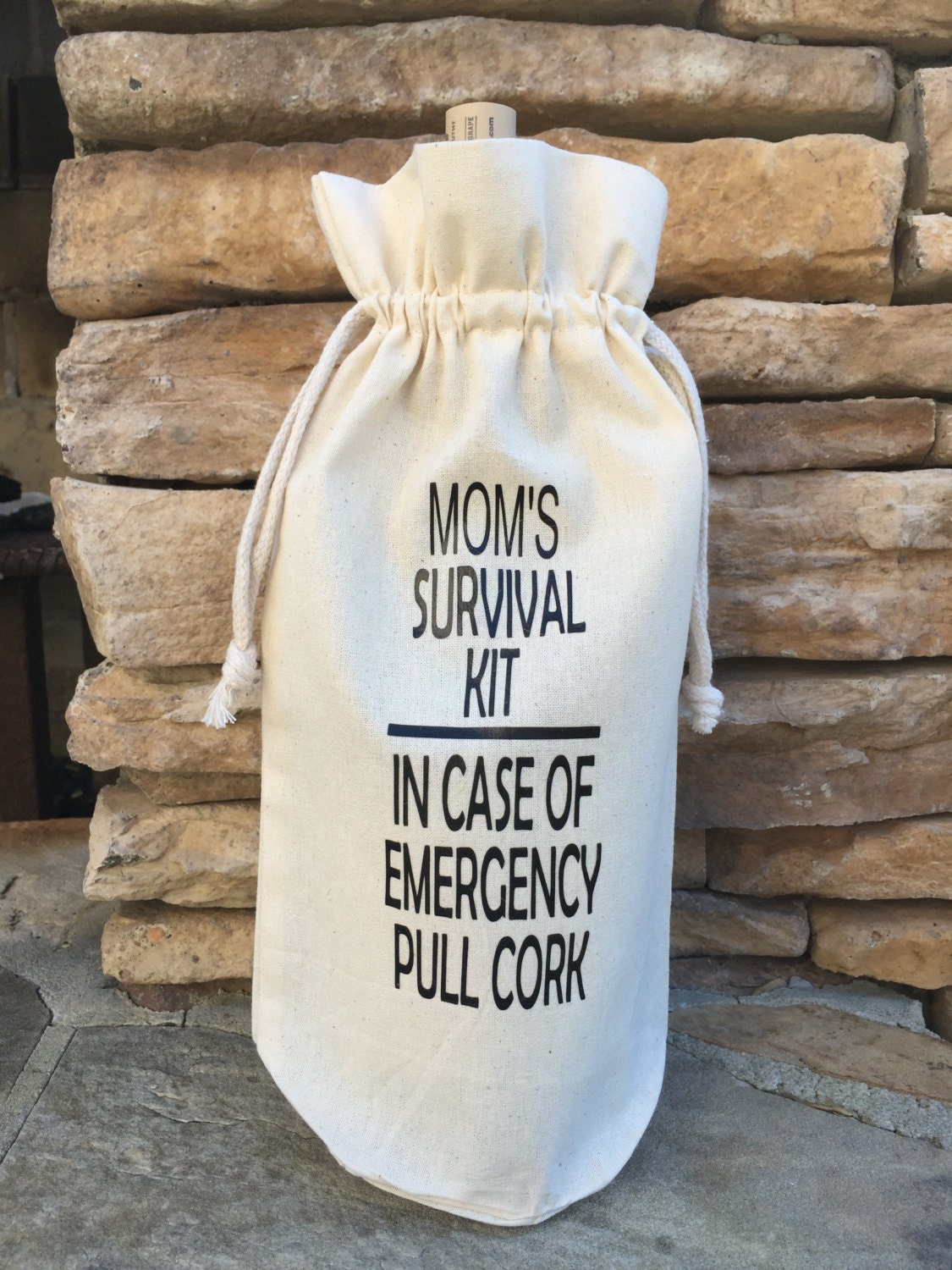 muslin wine bag wine bag mothers day hostess gift mothers