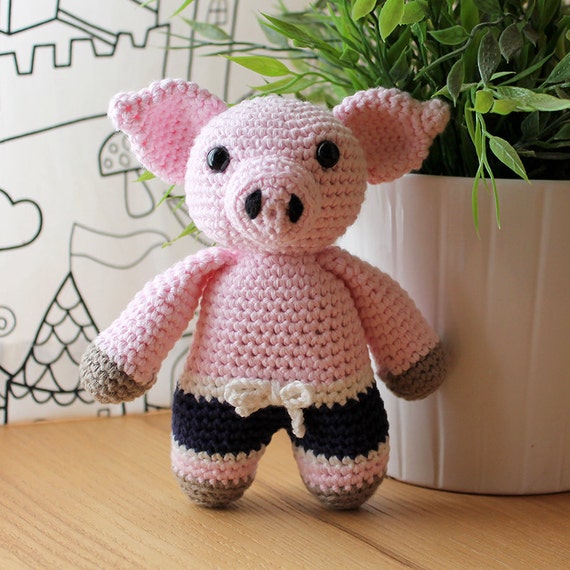 Piggy - Animalius. Amigurumi Pattern PDF.