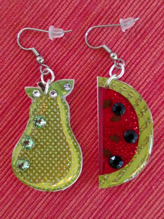 Fruit Earrings by SparklesbySusieQ on Etsy
