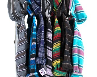 Baja Surf Poncho Vintage 90s Mexican Hoodie Sweater Unisex Drug Rug Sweatshirt