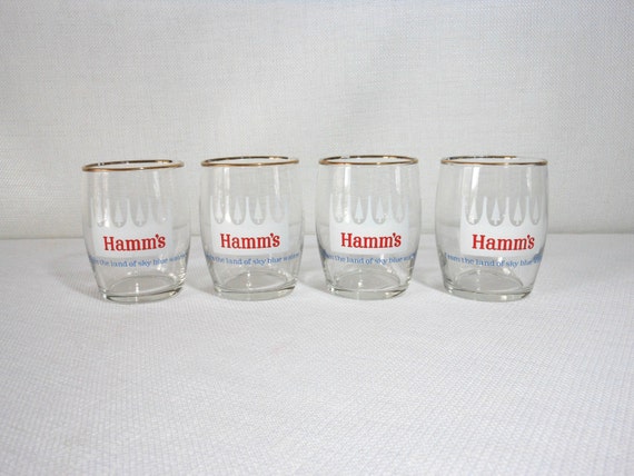 Vintage Hamms Beer Tasting Glasses By 2cool2toss On Etsy