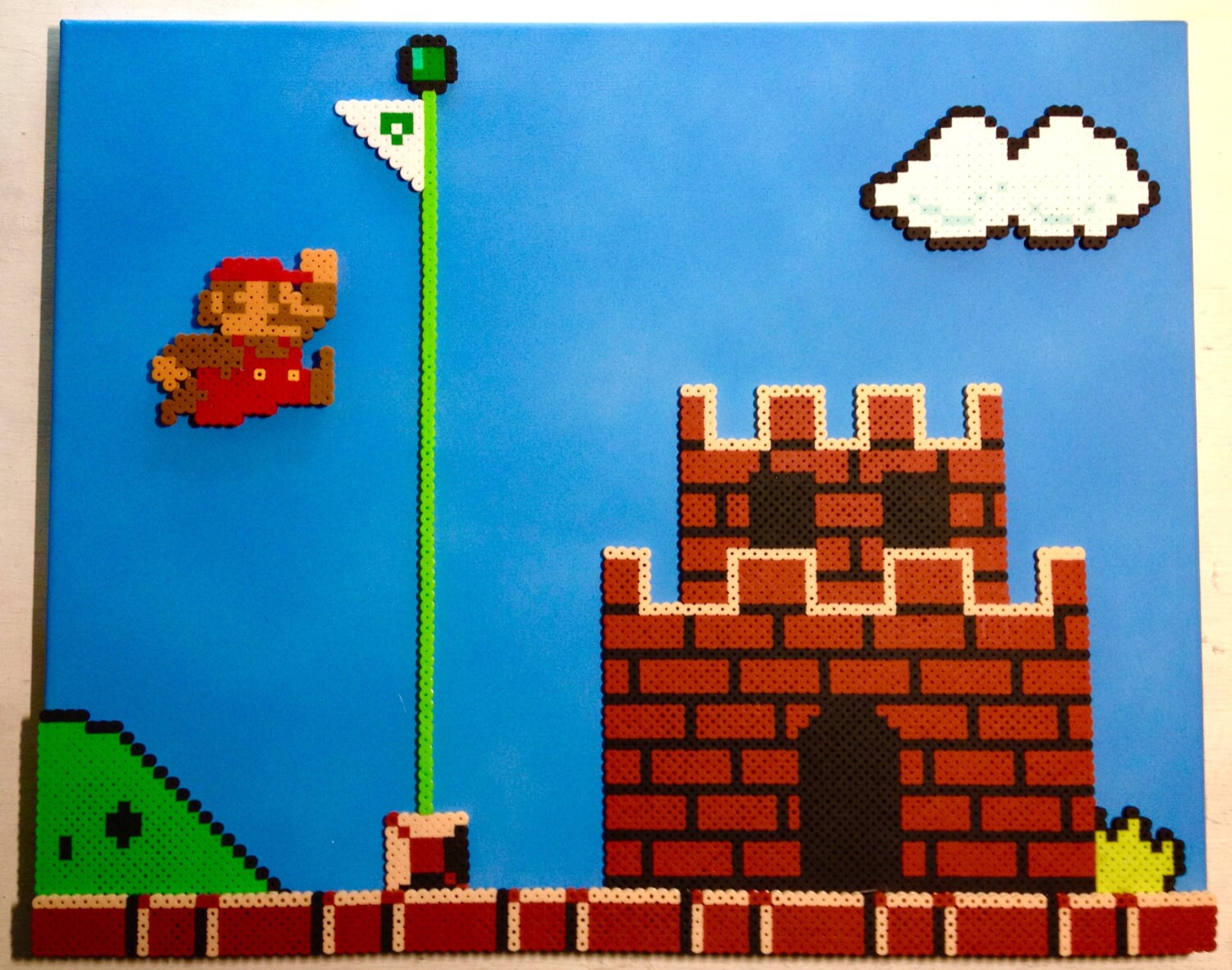 Марио пиксельный игра
