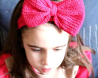 Crochet Headband Pattern, Bow Headband Baby, Bow Headband Women, Crochet Bow Headband Pattern, Crochet Headwrap Pattern, Crochet Head warmer