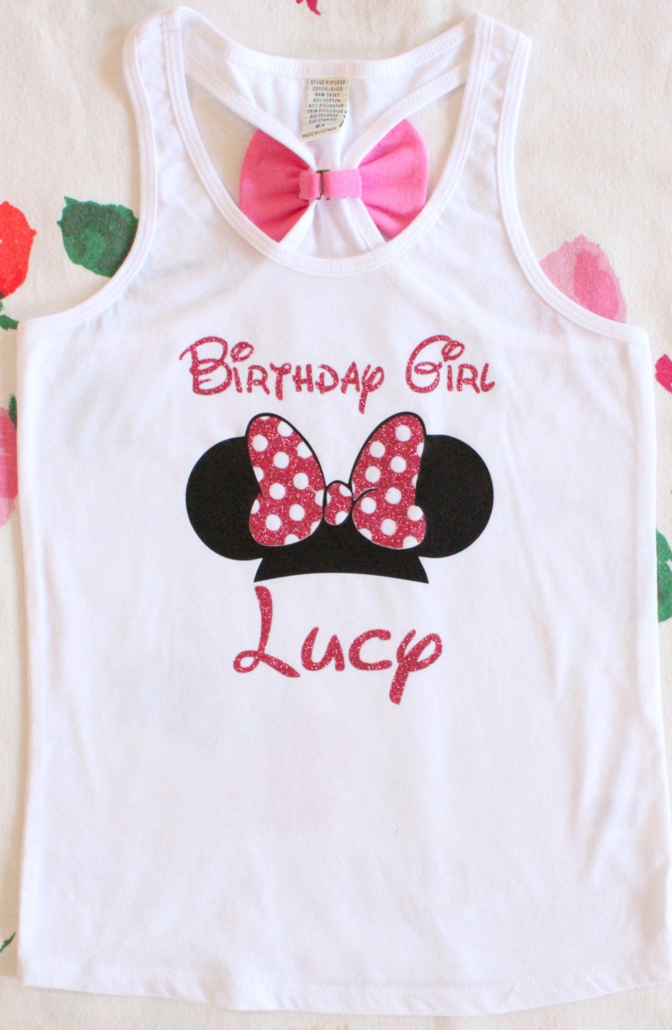 Custom Birthday Girl Kids Disney Shirt by on Etsy