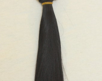 Doll Hair Weft/ Doll Wig DIY/ BJD Doll Hair -Black#1B
