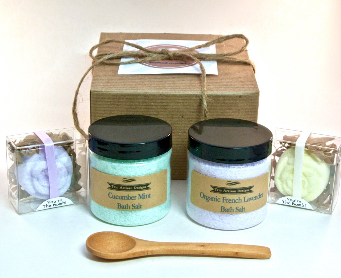 Bath Salt Gift Set Mini Bath Bombs Spa Bath Salt with Mini