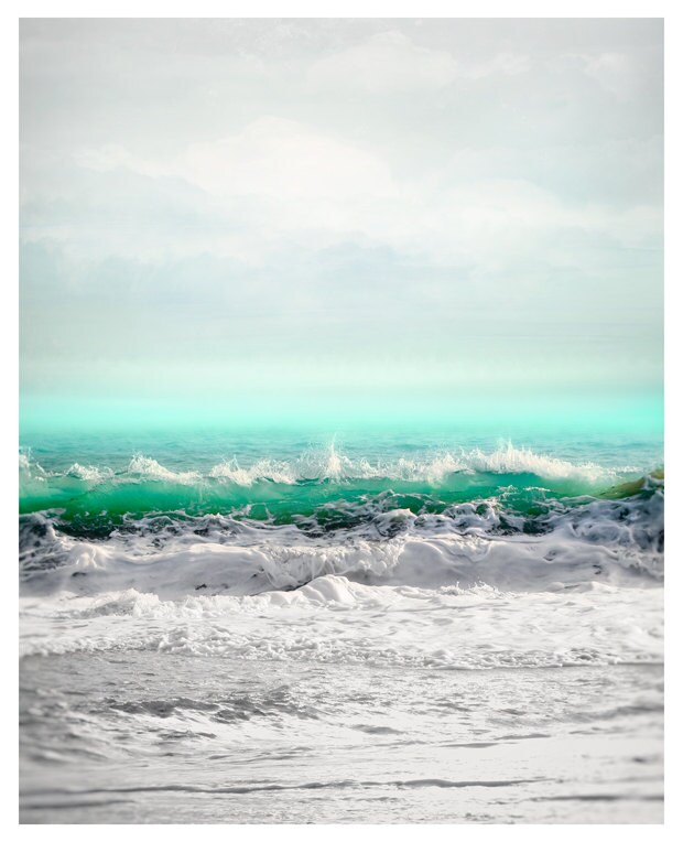 Sea art print Extra large wall art Ocean photography