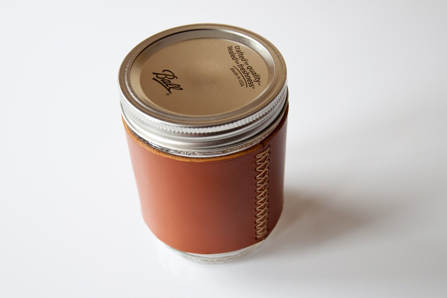 coffee travel mug leather